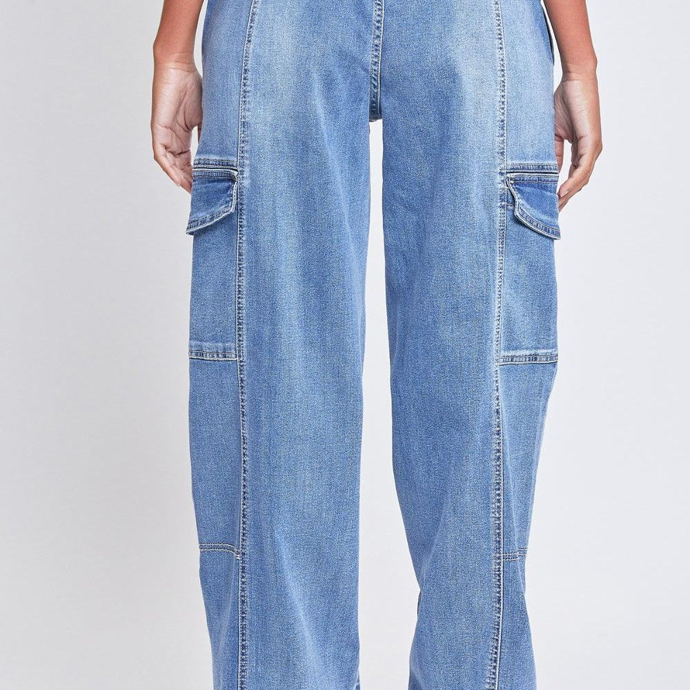 
                      
                        High-Rise Straight Cargo Jeans Jeans
                      
                    