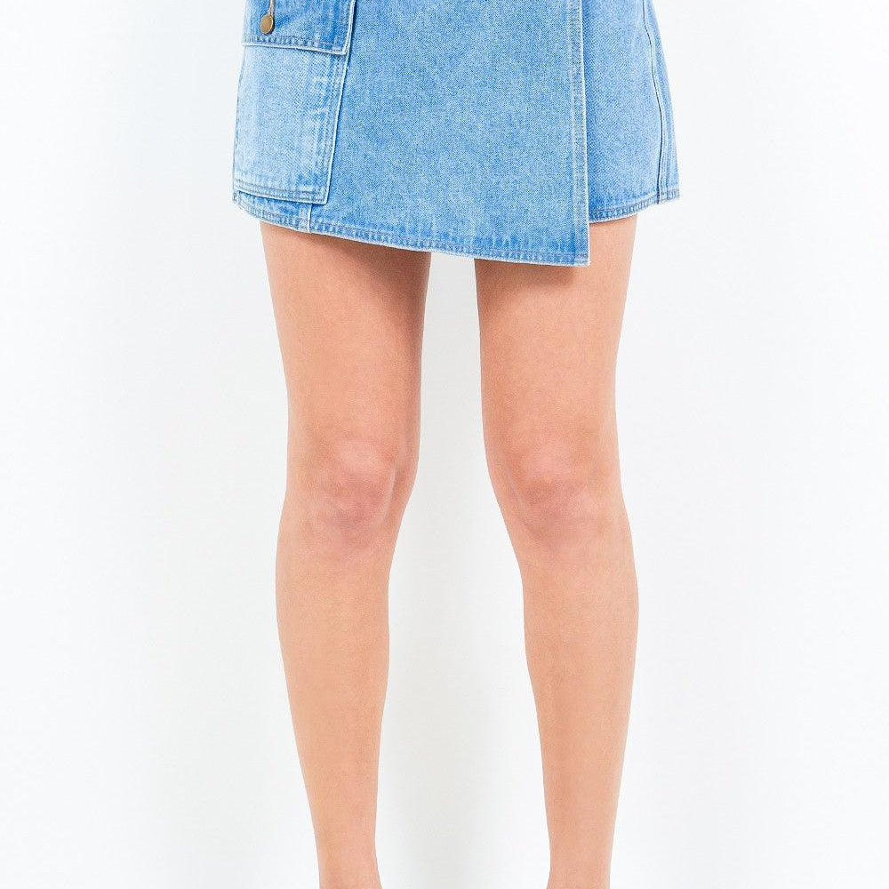 AB Cargo Pocket Denim Skort