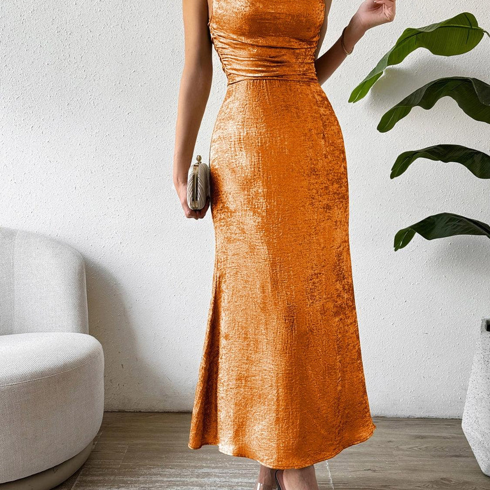 
                      
                        Asymmetric Neck Sleeveless Midi Dress Dresses
                      
                    