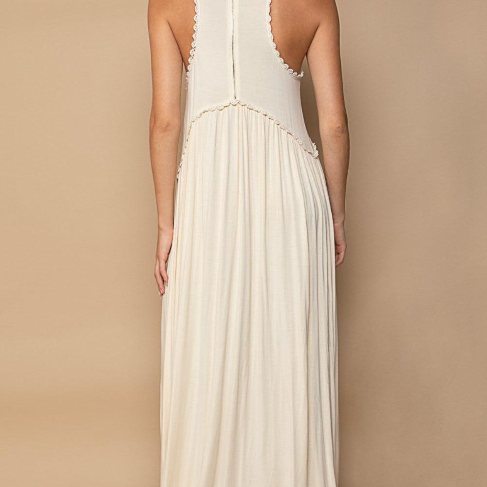 
                      
                        Back Zipper Front Slit Maxi Dress Dresses
                      
                    