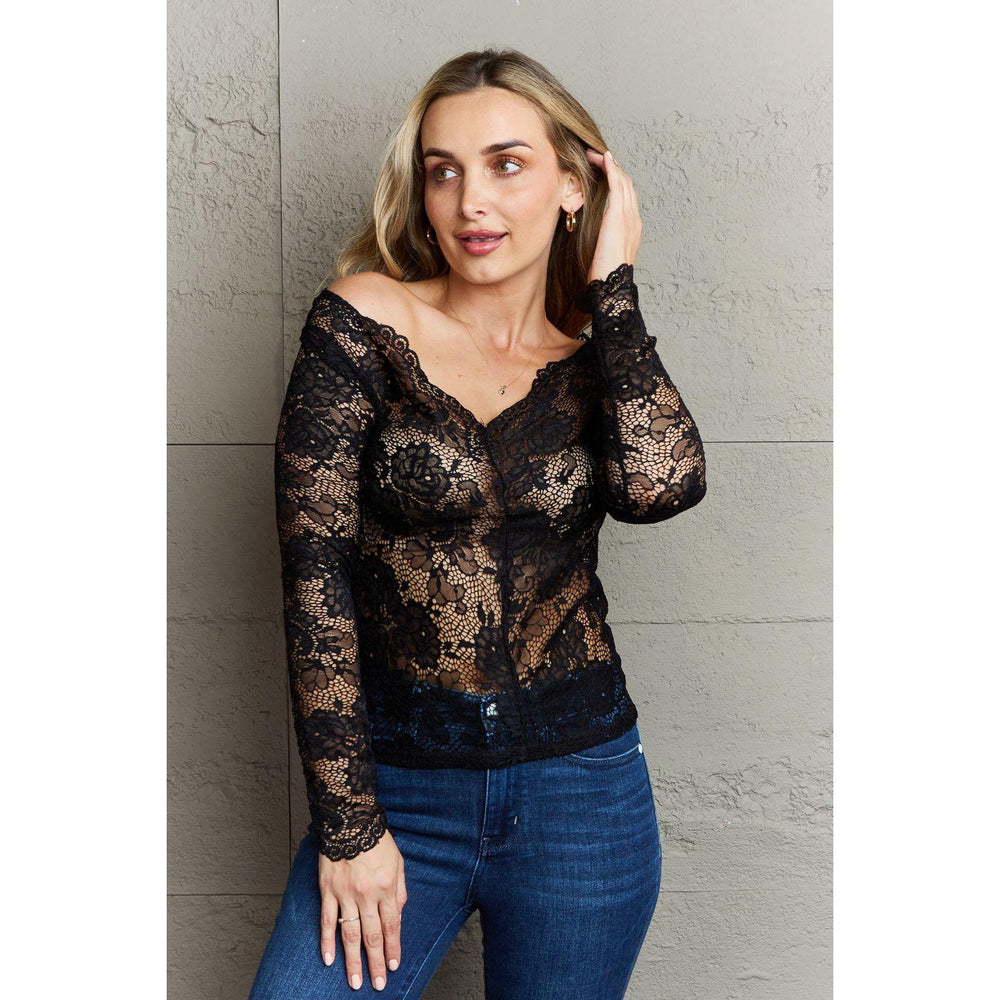 
                      
                        Be Kind Off The Shoulder Lace Top Tops
                      
                    