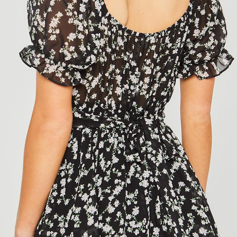 
                  
                    Ditsy Floral Short Sleeve Romper Dresses
                  
                