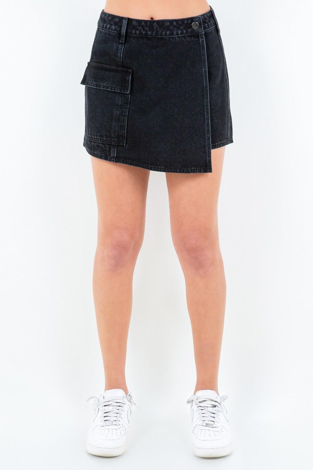 AB Cargo Pocket Mini Skort Black