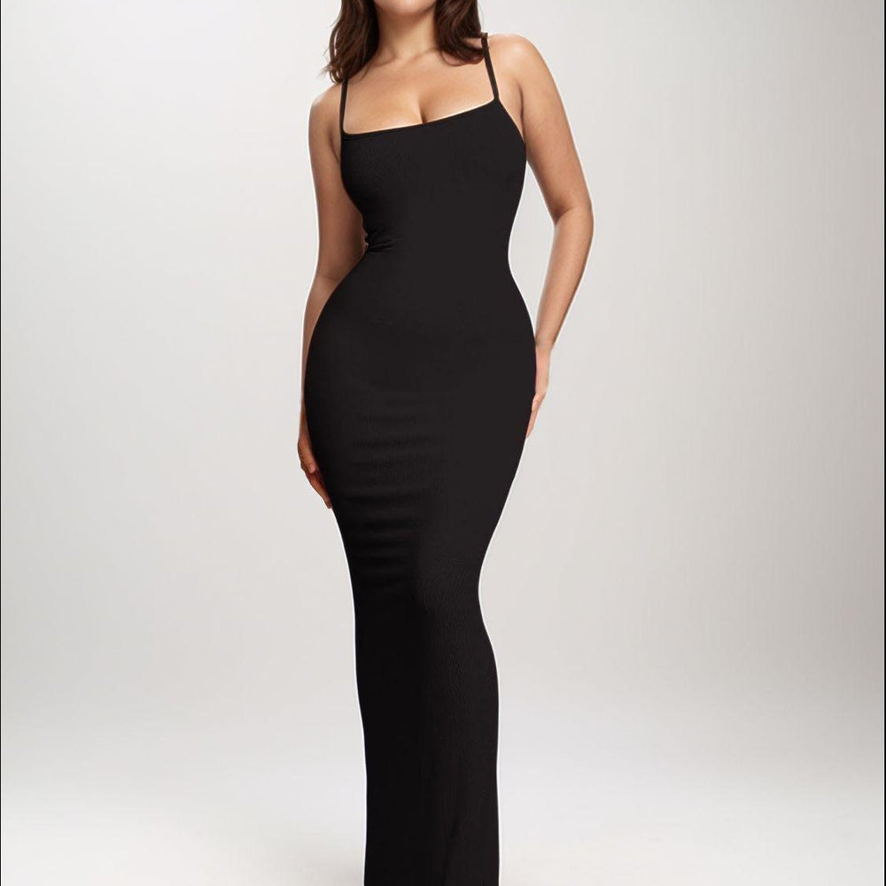 
                      
                        Built-In Shapewear Sleeveless Maxi Dress
                      
                    