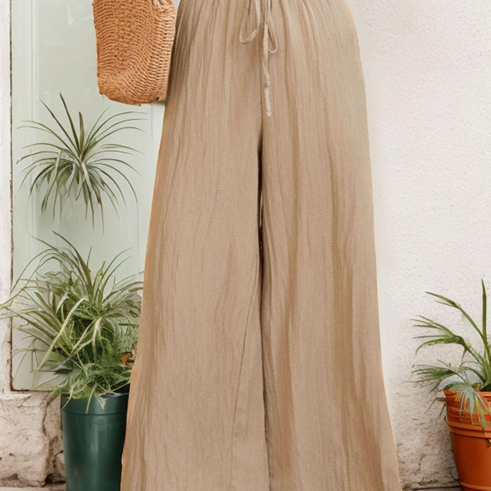 
                      
                        Frill Wide Leg Pants Bottoms
                      
                    