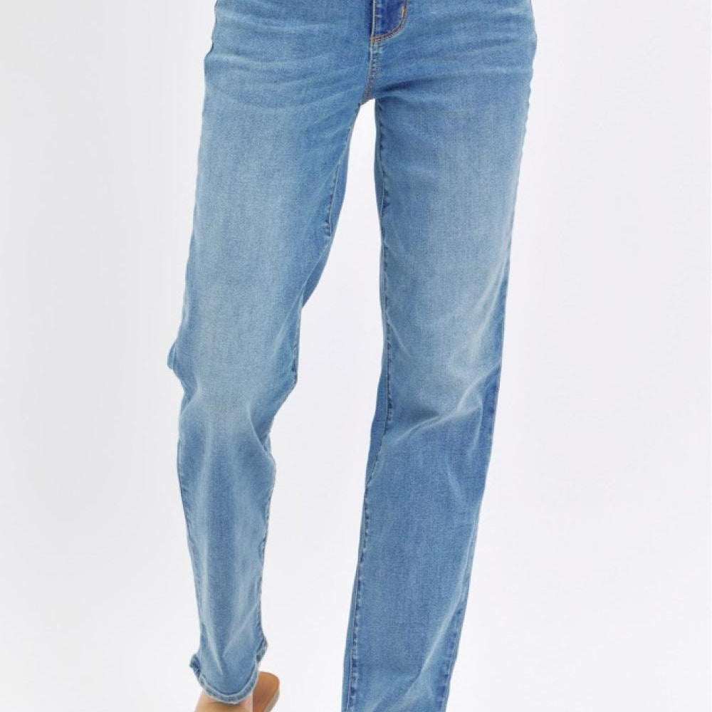 
                  
                    Full Size High Waist Straight Jeans Jeans
                  
                