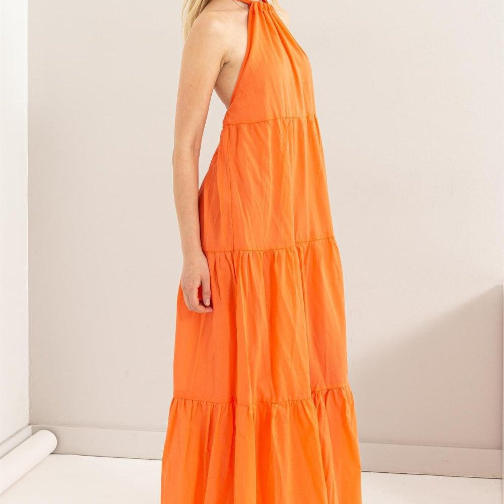 
                      
                        Halter Neck Cover Up Maxi Dress Dresses
                      
                    