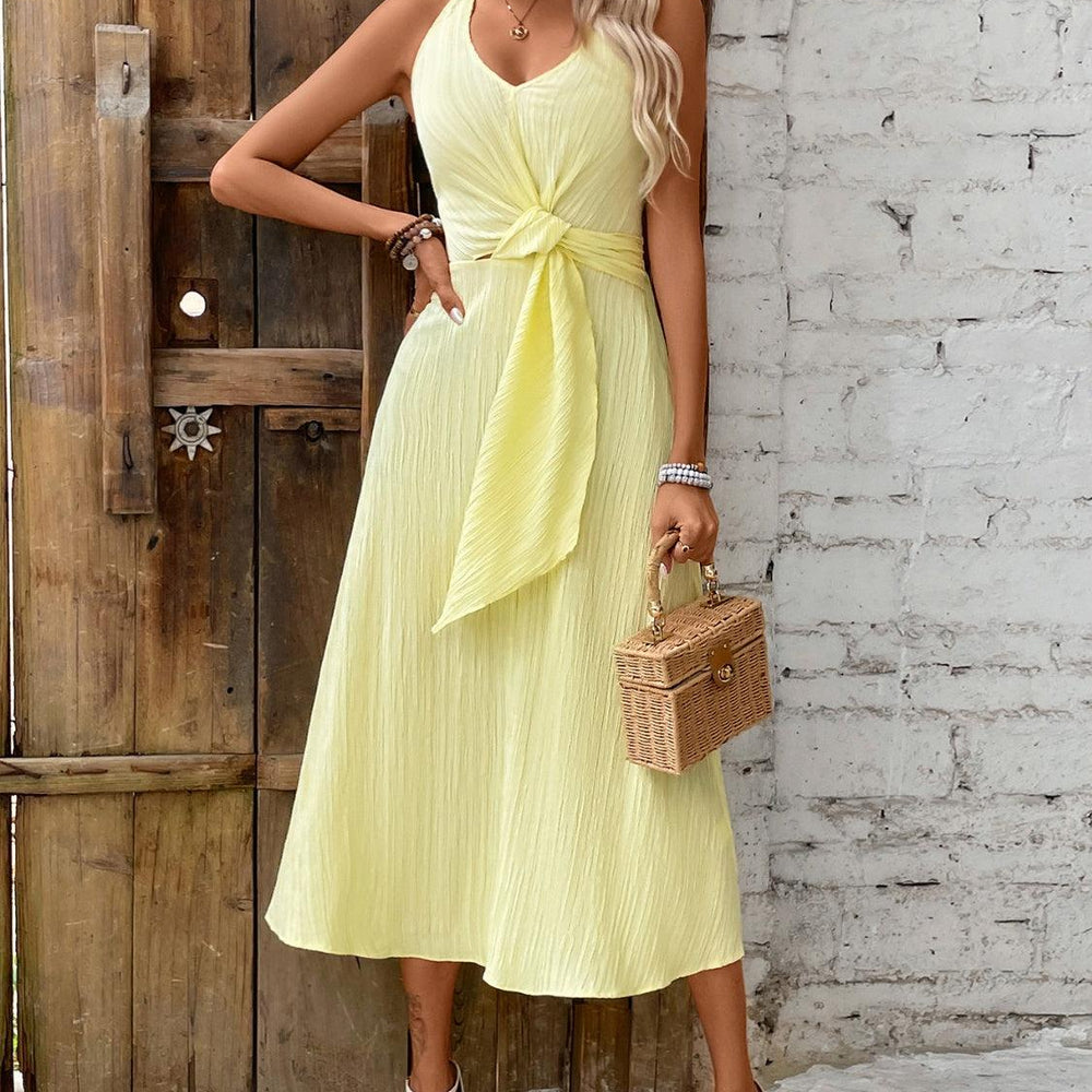 
                      
                        Halter Neck Midi Dress Dresses
                      
                    