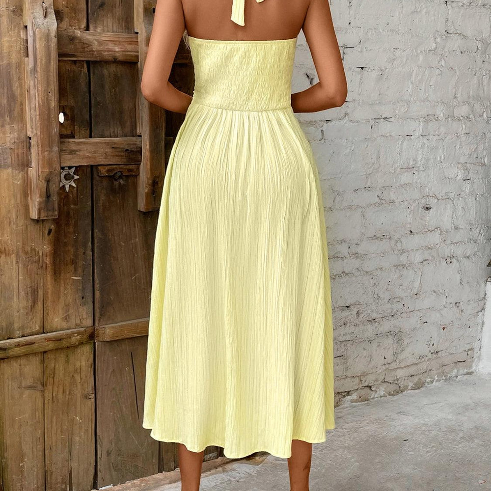 
                      
                        Halter Neck Midi Dress Dresses
                      
                    