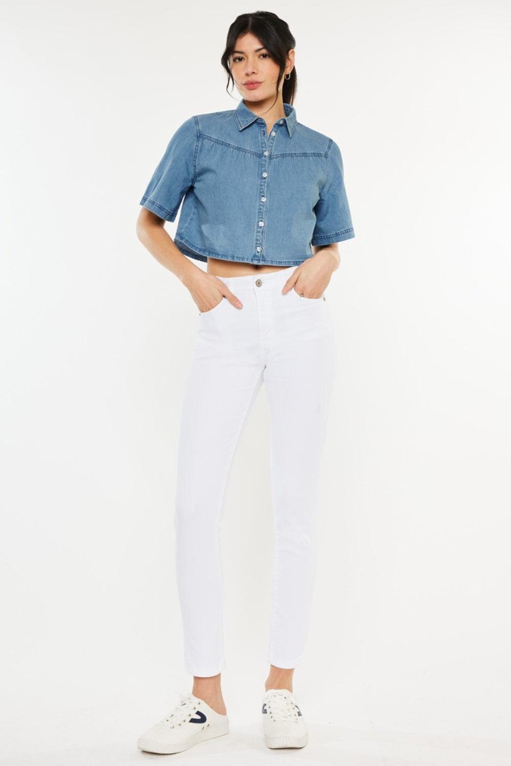 High Rise Ankle Skinny Jeans Jeans