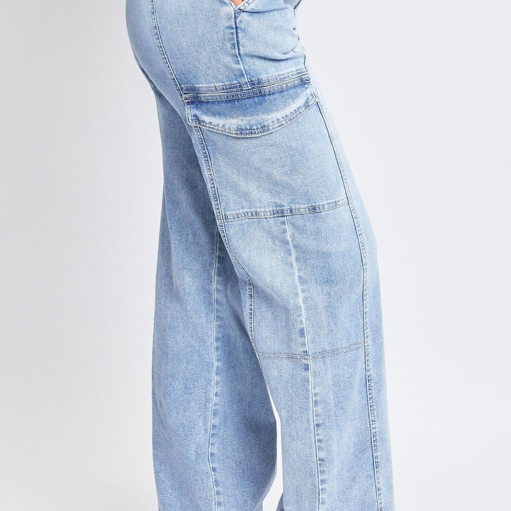 
                      
                        High-Rise Straight Cargo Jeans Jeans
                      
                    