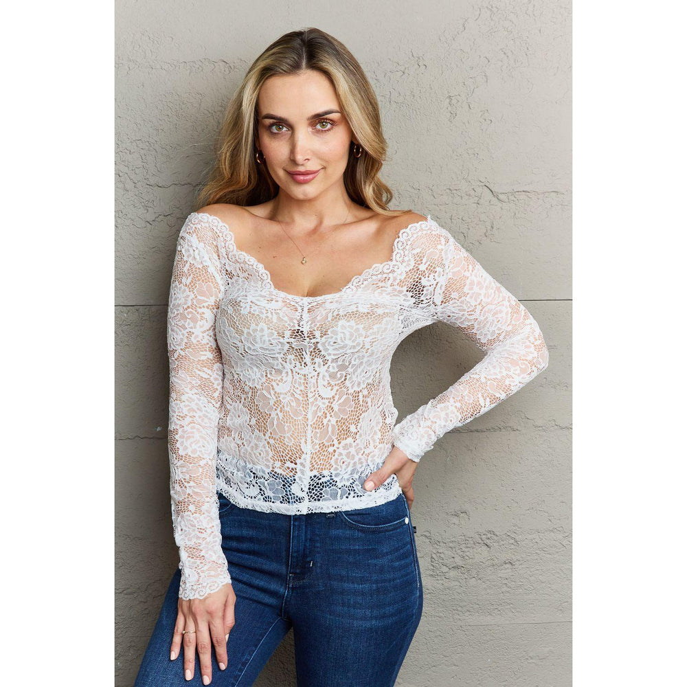 
                      
                        Off The Shoulder Lace Top Tops
                      
                    