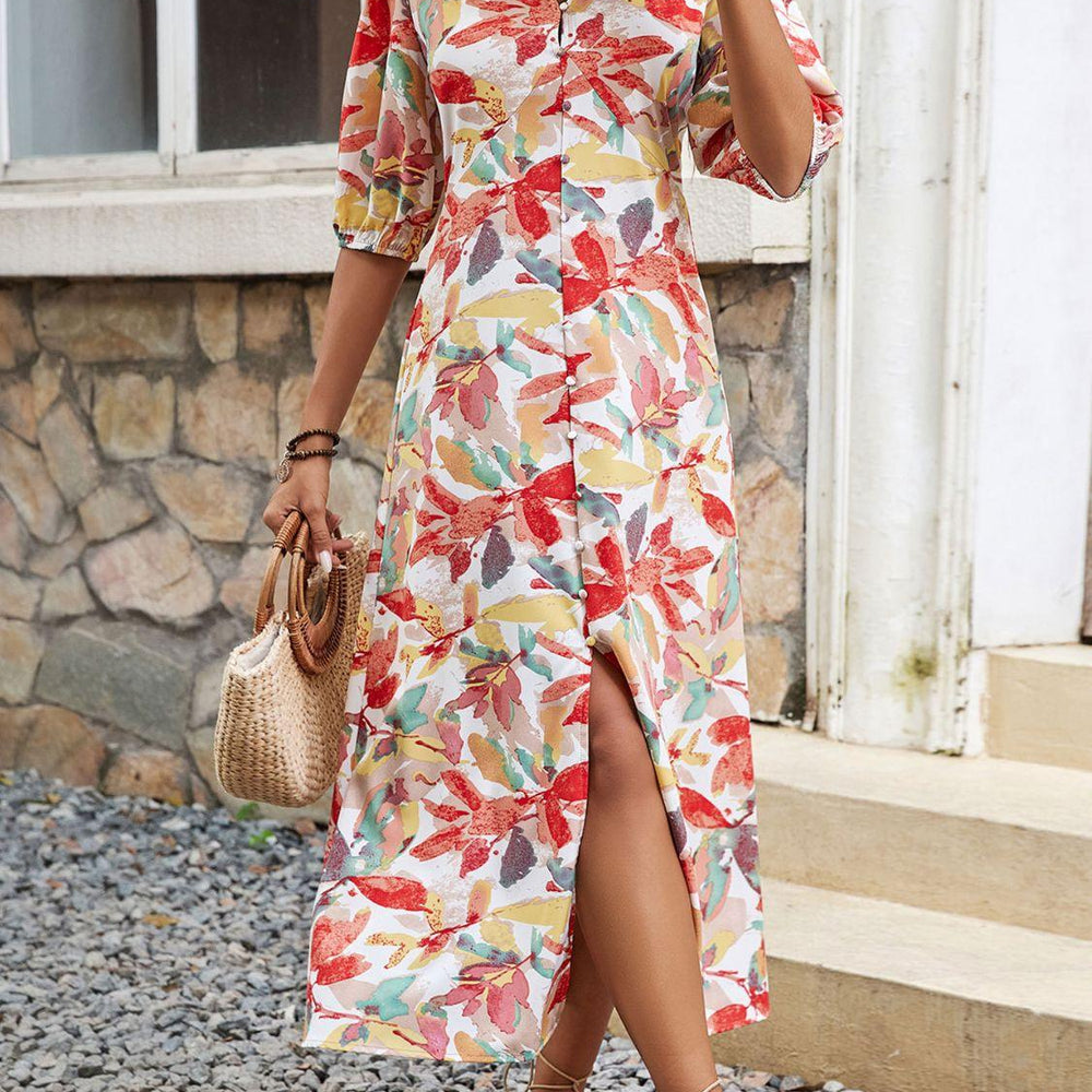 
                      
                        Printed Half Sleeve Midi Dress Dresses
                      
                    