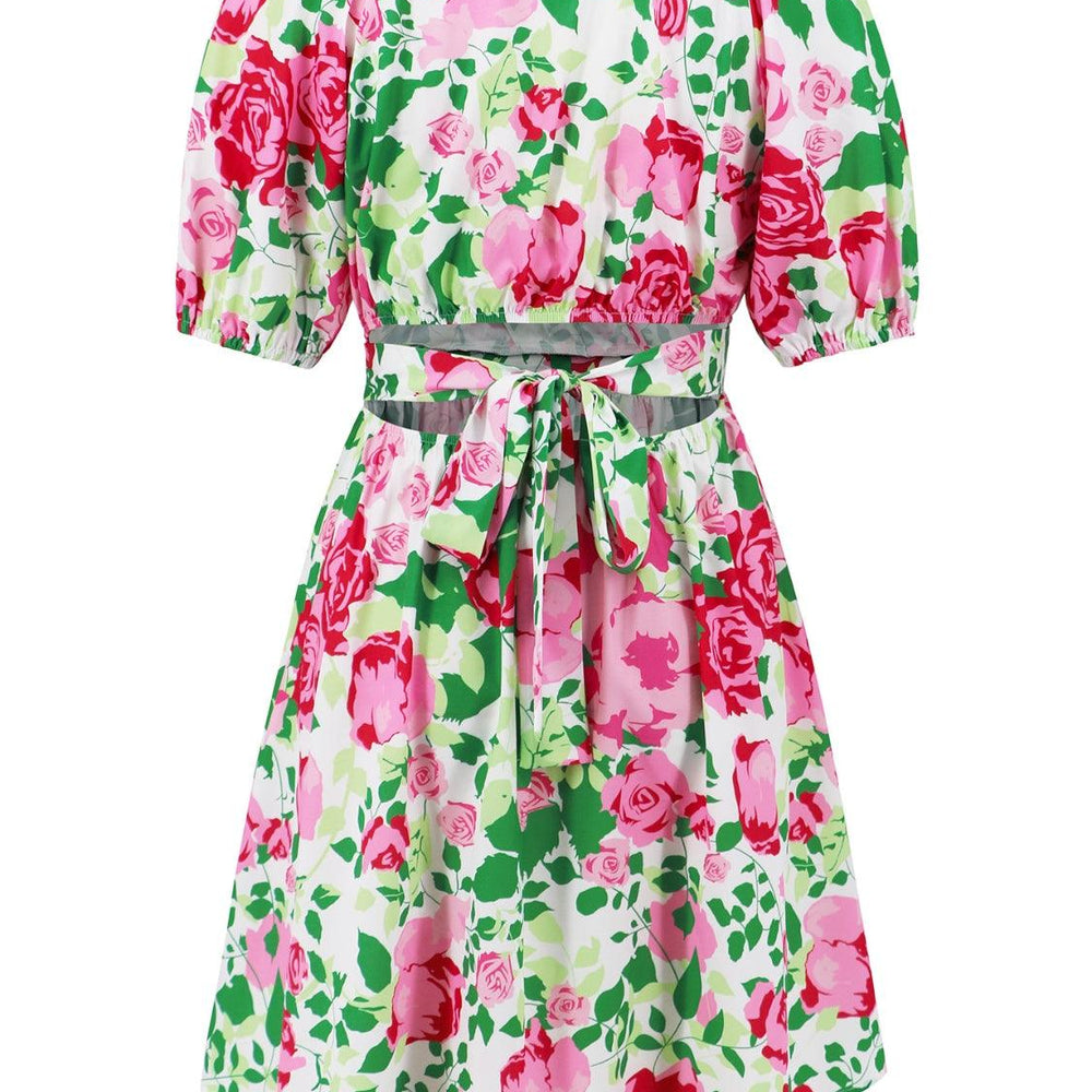 
                  
                    Printed Surplice Short Sleeve Dress Dresses
                  
                