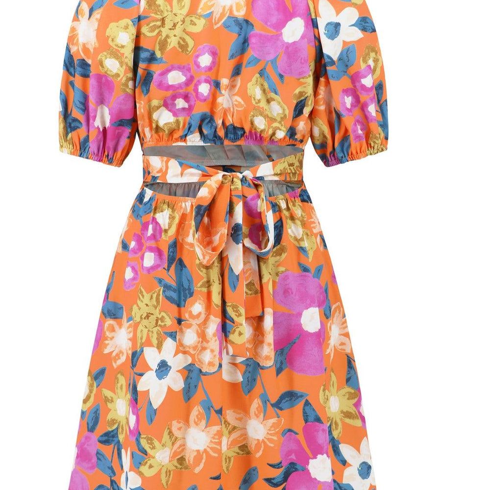 
                  
                    Printed Surplice Short Sleeve Dress Dresses
                  
                