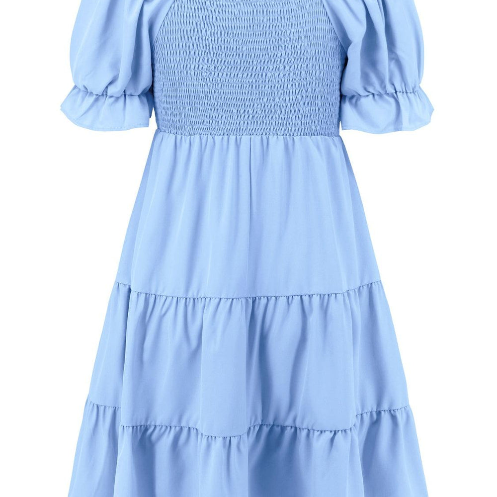 
                      
                        Smocked Flounce Sleeve Mini Dress Dresses
                      
                    