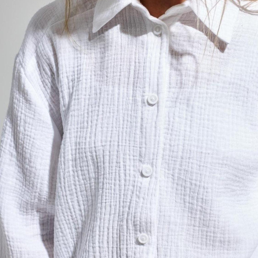 
                  
                    Textured Collared Neck Long Sleeve Shirt Shirts
                  
                